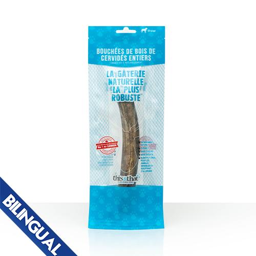 This & That Nature's Toughest Whole Antler Chew Dog Treats