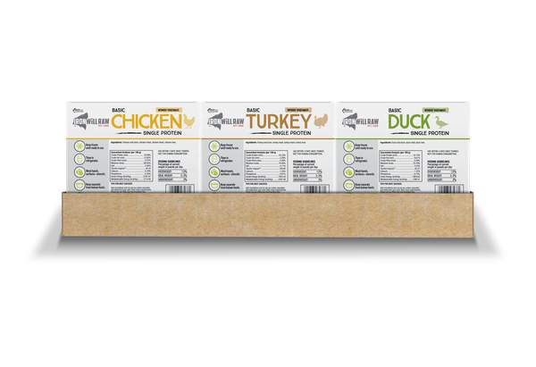 Iron Will Raw Meal Deal the Basic Frozen Cat & Dog Food