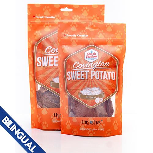 This & That Sweet Potato Original Dehydrated Dog Treats