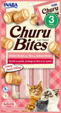 INABA Churu Bites Wraps de poulet Tuna & Salmon Friandises sans céréales pour chats