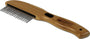 Bamboo Groom Peigne pour animaux à 31 picots rotatifs