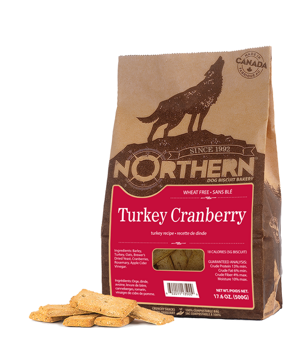 Gâteries pour chiens Northern Biscuit Dinde Cranberry