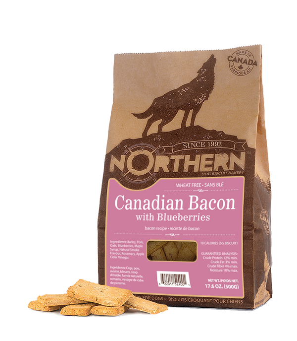 Northern Biscuit Canadian Bacon with Blueberries Dog Treats