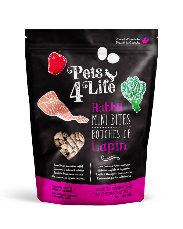 Pets 4 Life Feline Rabbit Raw Cat & Ferret Food