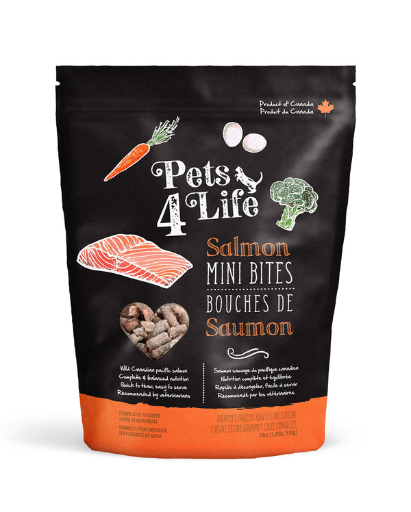 Pets 4 Life Feline Wild Salmon Raw Cat & Ferret Food