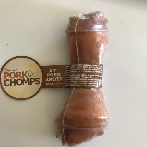 Premium Pork Chomps Roasted Pork Knot, 6-7-in