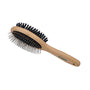 Brosse pour chien avec manche en bambou Safari Combo