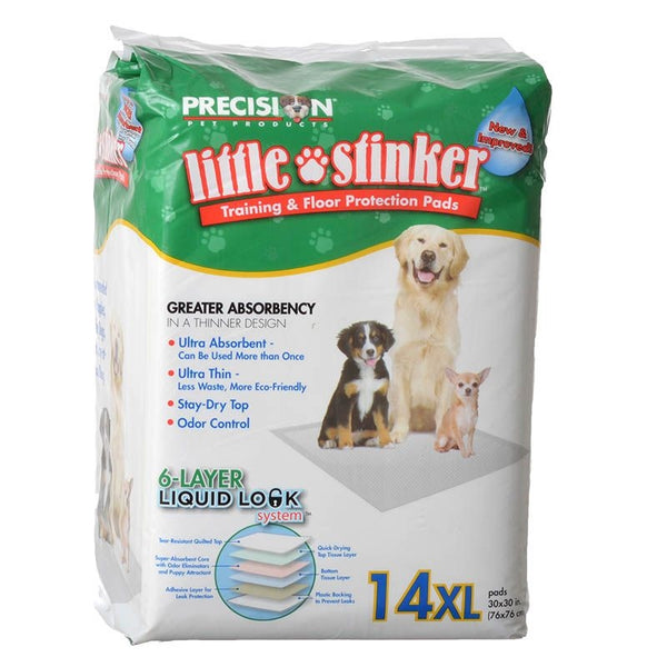 Precision Little Stinker Tapis d'entraînement et de protection de sol pour chiens, Très grand