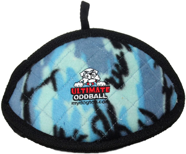 Tuffy Ultimate Odd Ball Dog Toy, Camo Blue