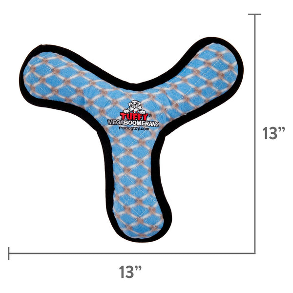 Tuffy Boomerang Dog Toy, Chain Link, Mega