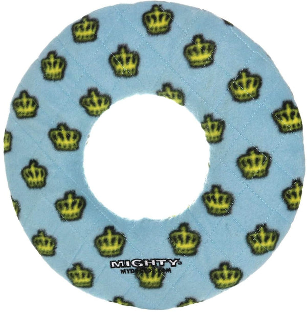 Mighty No Stuff Ring Dog Toy, Blue