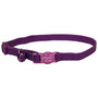 Safe Cat Collier pour chat en nylon réglable à rupture, violet, 12 po