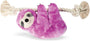 Pet Shop by Fringe Studio Paresseux Sur Une Corde Jouet peluche pour chiens, Violet