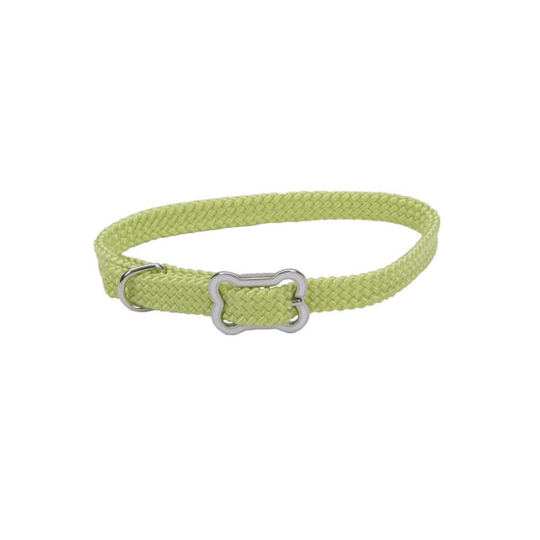Sunburst Collar with Bone Buckle for Dogs, Lime
