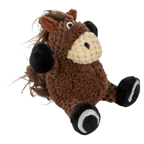 GoDog Checkers Jouet pour chien Horse Chew Guard assis