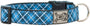 RC Pets Collier pour chien à clip, Tartan Bleu