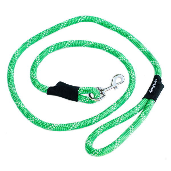 ZippyPaws Climbers Mountain Laisse pour chien Corde d’escalade Originale, Vert