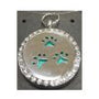 Pet-Tek Pendentif aromathérapie SS 'PawPrints' pour collier de chien