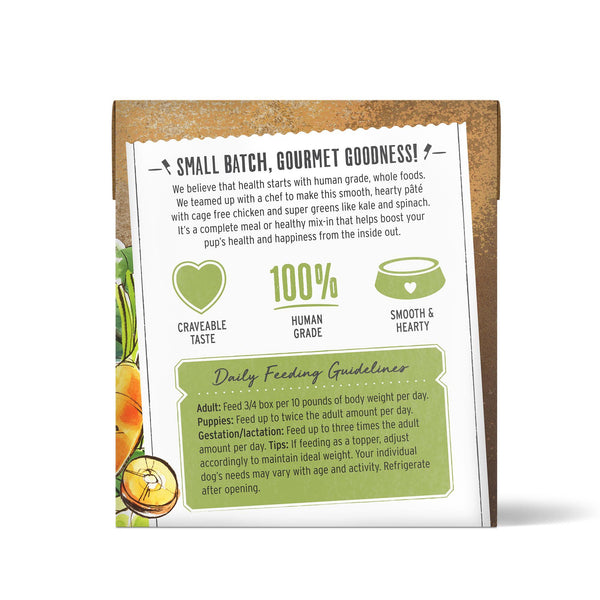 The Honest Kitchen Butcher Block Pate Chicken & Super Greens Wet Dog Food