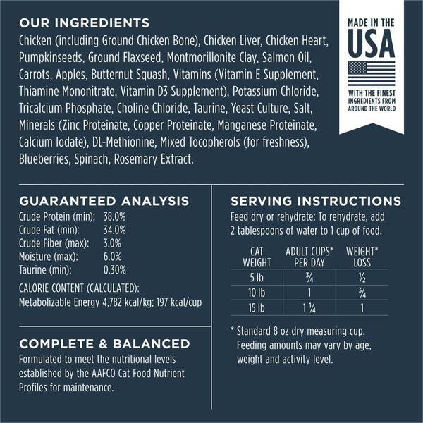 Instinct Raw Meals Cage-Free Chicken Freeze-Dried Cat Food