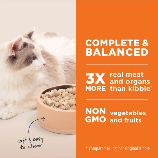 Instinct Raw Meals Cage-Free Chicken Freeze-Dried Cat Food