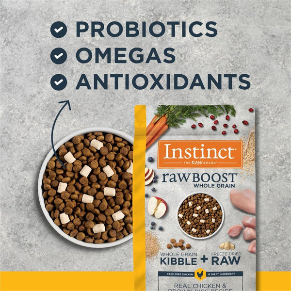 Instinct Raw Boost Whole Grain Real Chicken & Brown Rice Dry Dog Food