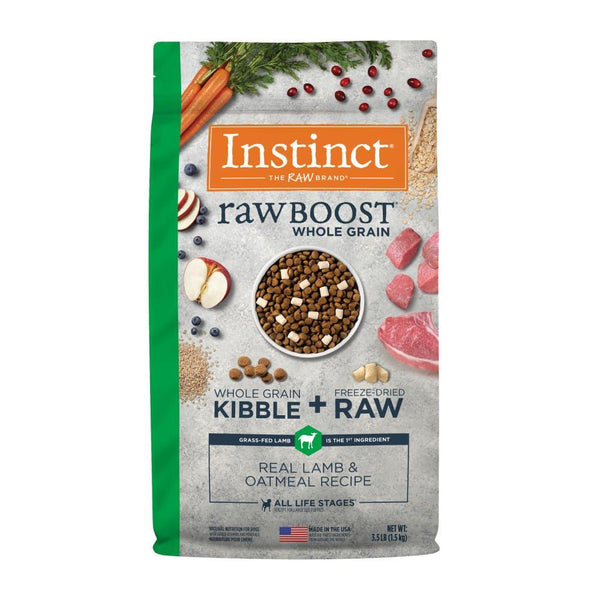 Instinct Raw Boost Whole Grain Real Lamb & Oatmeal Dry Dog Food