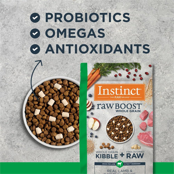 Instinct Raw Boost Whole Grain Real Lamb & Oatmeal Dry Dog Food