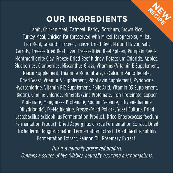 Instinct Raw Boost Whole Grain Real Lamb & Oatmeal Dry Dog Food