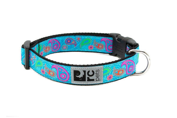 RC Pets Clip Dog Collar, Tropical Paisley