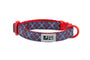 RC Pets Kitty Breakaway Cat Collar, Navy Tartan, 8-10-in