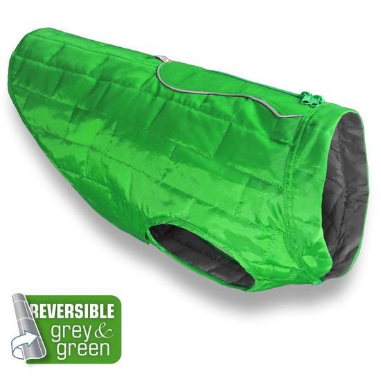 Kurgo Loft Dog Jacket, Greenery/Forest Green