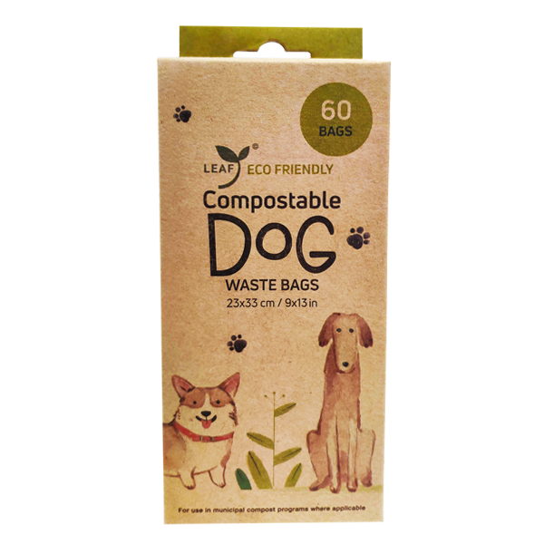 Leaf Sacs à déchets pour chiens compostables.