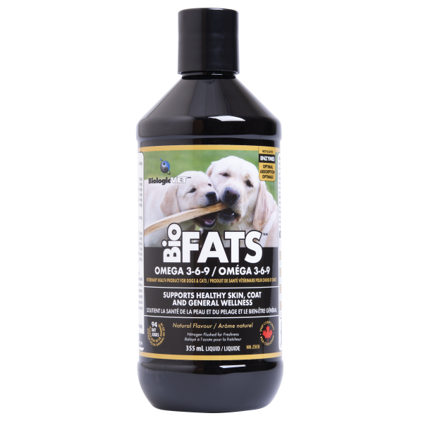 BiologicVet BioFATS Complément Omega 3-6-9 pour chats et chiens
