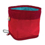 Kurgo Zippy Bol de voyage pour chien, rouge grange