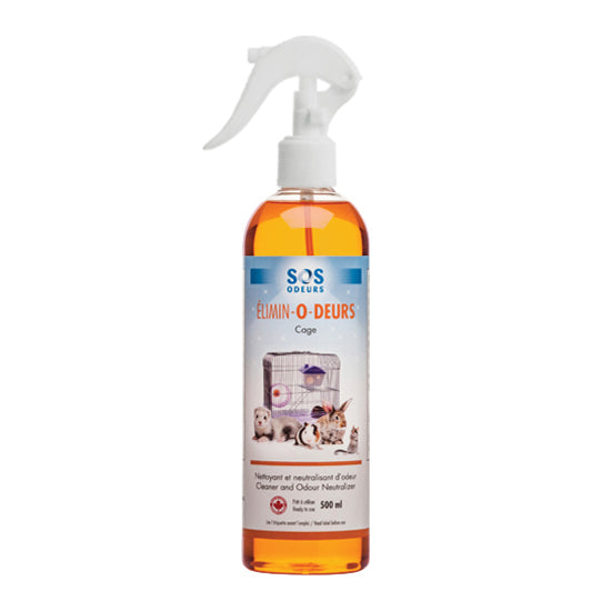 SOS Odours Spray cage élimin-O-deurs pour animaux