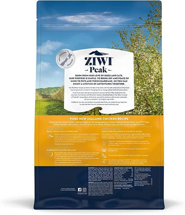 ZIWI Peak Chicken Recipe Air-Dried Cat Food, 2.2-lb|1-kg