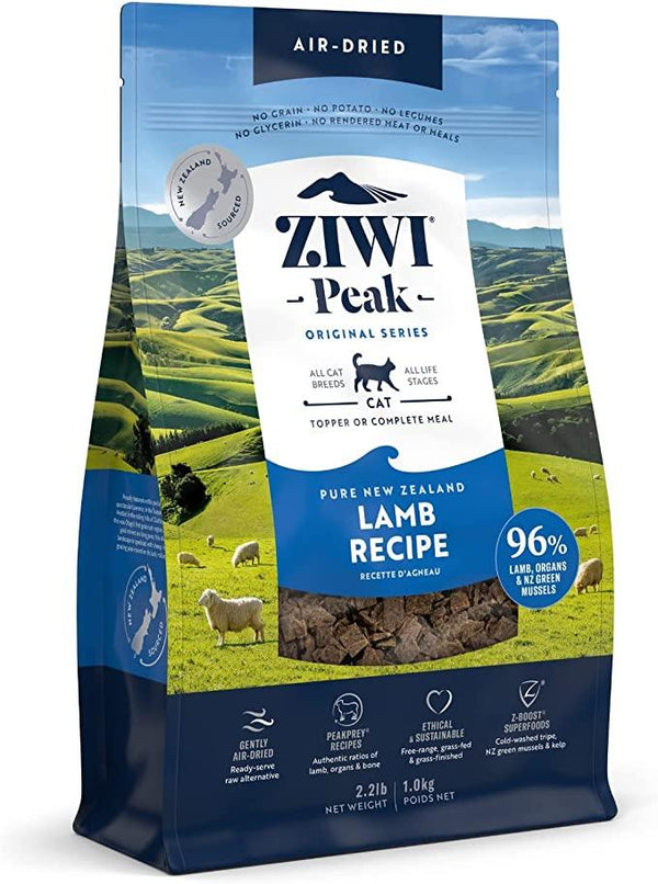 ZIWI Peak Lamb Recipe Air-Dried Cat Food, 2.2-lb|1-kg