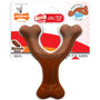 Nylabone Power Chew Jouet pour chien à maintien ergonomique Wishbone Bison Saveur