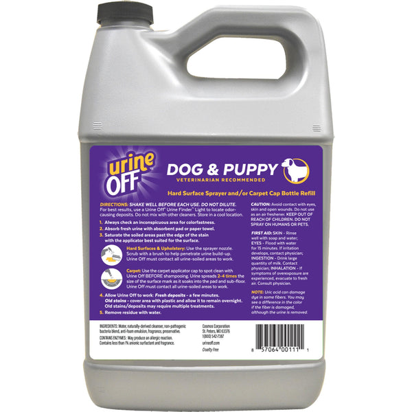 Urine Off Dog & Puppy Stain & Odor Remover, 1-gal