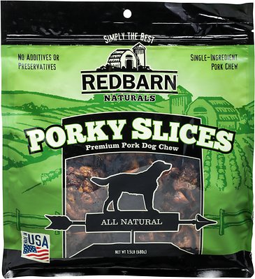 Redbarn Naturals Porky Slices Dog Treats