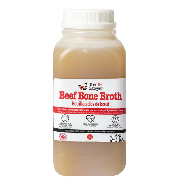 Tom&Sawyer Beef Bone Broth for Dogs & Cats