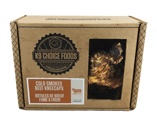 K9 Choice Cold Smoked Beef Kneecaps Dog Treats, 4-pack