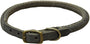 Circle T Collier Rustique Enroulé pour Chien, Gris Ardoise