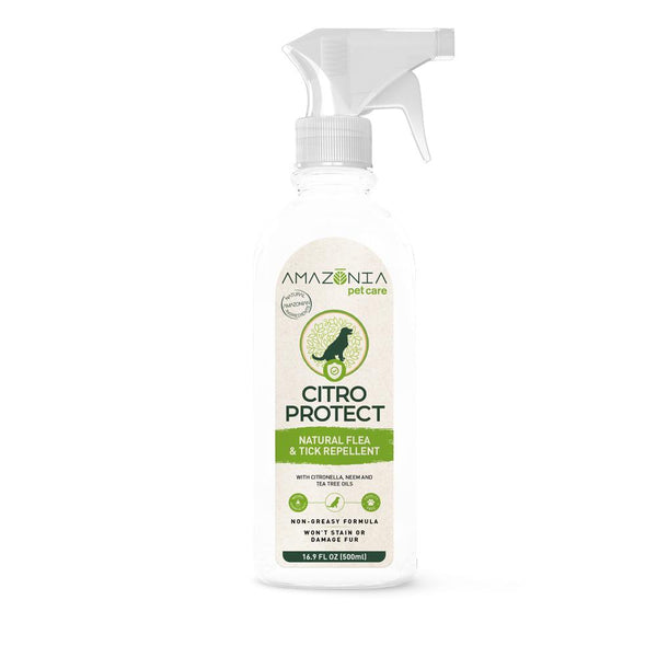 Amazonia Citro Protect Natural Dog Flea & Tick Repellent, 16.9-oz