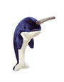 Fluff & Tuff Jouet en peluche chien Bleu le Narval