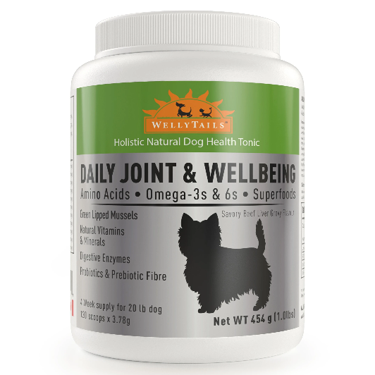 WellyTails Daily Joint & Wellbeing Small Dog Supplement, 454-gram