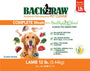 Back2Raw Repas complets combo recette agneau surgelé pour chiens