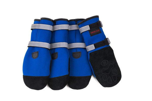 Pawsh Pads Paw Protectors Dog Boots, Blue