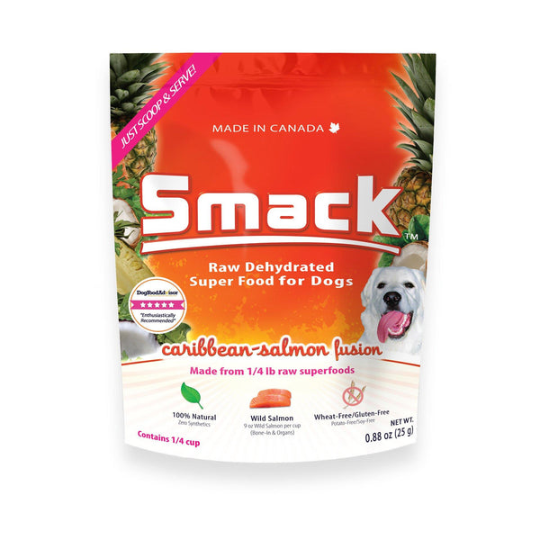 Smack Pet Food Caribbean Salmon Fusion Dehydrated Dog Food